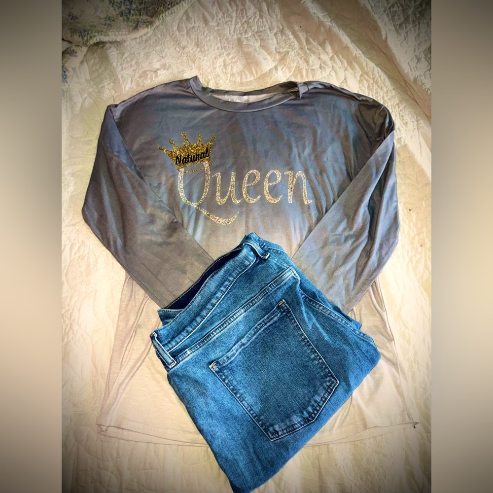 Shirt & Jeans outfit Size 16/L